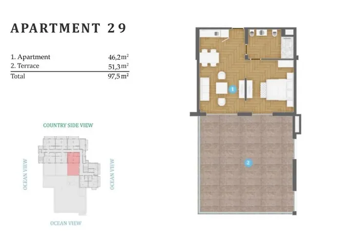 Ocean View Apartamento